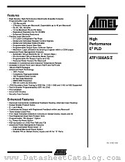 ATF1508ASZ-25JC84 datasheet pdf Atmel