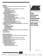 ATF1504ASL-20AC44 datasheet pdf Atmel
