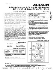 MAX6954APL datasheet pdf MAXIM - Dallas Semiconductor