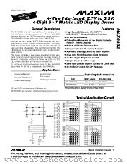 MAX6952EAX datasheet pdf MAXIM - Dallas Semiconductor