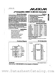 MX7538JEWG datasheet pdf MAXIM - Dallas Semiconductor