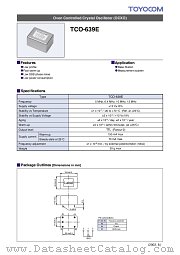 TCO-639E datasheet pdf TOYOCOM