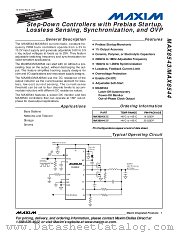 MAX8543 datasheet pdf MAXIM - Dallas Semiconductor