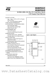 M58MR064D120ZC6T datasheet pdf ST Microelectronics
