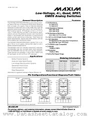 MAX4653ESE datasheet pdf MAXIM - Dallas Semiconductor