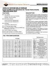 WED9LC6816V1310BC datasheet pdf White Electronic Designs