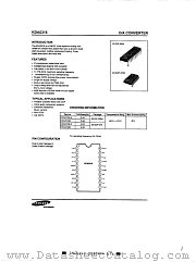 KDA0316D datasheet pdf Samsung Electronic
