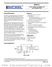 MIC5312-DKBML datasheet pdf Micrel Semiconductor