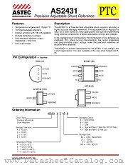 AS2431EBLPM datasheet pdf ASTEC Semiconductor