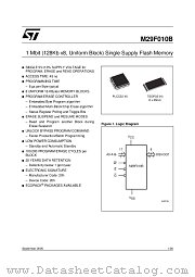 M29F010B70K3T datasheet pdf ST Microelectronics