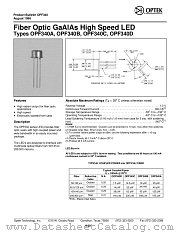OPF340 datasheet pdf Optek Technology