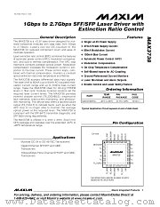 MAX3738ETG datasheet pdf MAXIM - Dallas Semiconductor