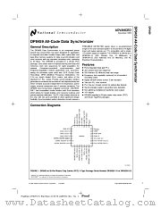 DP8459V-25 datasheet pdf National Semiconductor