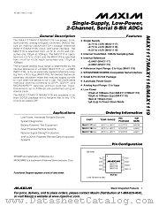 MAX1118EKA datasheet pdf MAXIM - Dallas Semiconductor