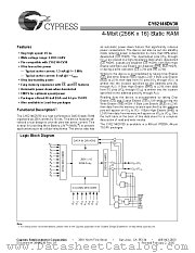 CY62146DV30L-55ZSXI datasheet pdf Cypress