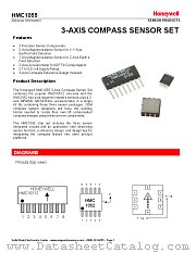 HMC1055 datasheet pdf Honeywell Sensing