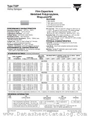 732P106X9200L datasheet pdf Vishay