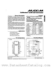 MX7578BQ datasheet pdf MAXIM - Dallas Semiconductor