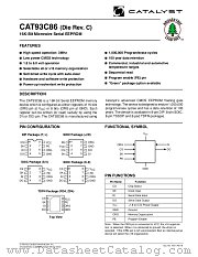 CAT93C86P-1.8TE13 datasheet pdf Catalyst Semiconductor