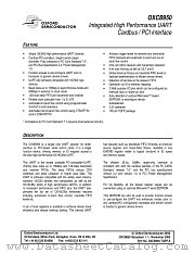 OXCB950 datasheet pdf Oxford Semiconductor
