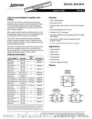EL5191ACS-T7 datasheet pdf Intersil
