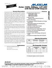 MAX1437ECQ datasheet pdf MAXIM - Dallas Semiconductor