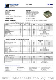 C508 datasheet pdf Vectron