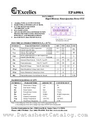 EPA090A datasheet pdf Excelics Semiconductor