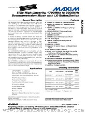 MAX9996ETP+D datasheet pdf MAXIM - Dallas Semiconductor