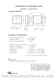 TDF2A-1575B-12 datasheet pdf TOKO