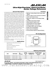 MAX6126AASA30 datasheet pdf MAXIM - Dallas Semiconductor