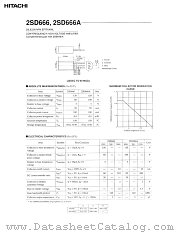 2SD666 datasheet pdf Hitachi Semiconductor