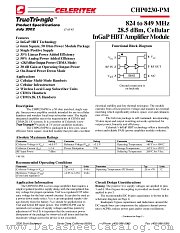 CHP0230-PM datasheet pdf CELERITEK