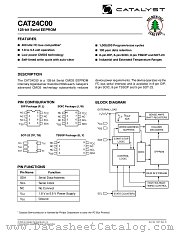CAT24C00YETE13 datasheet pdf Catalyst Semiconductor