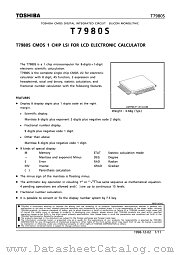 T7980S datasheet pdf TOSHIBA