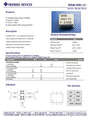 MXB-2501-13 datasheet pdf etc