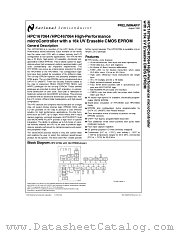 HPC167064EL datasheet pdf National Semiconductor