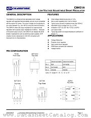 CM431AGECN datasheet pdf Champion Microelectronic Corporation