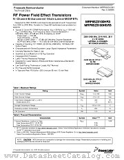 MRF6S23100HSR3 datasheet pdf Freescale (Motorola)