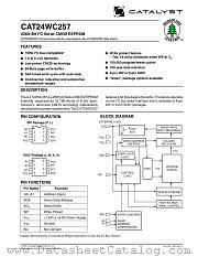 CAT24WC257JATE13 datasheet pdf Catalyst Semiconductor
