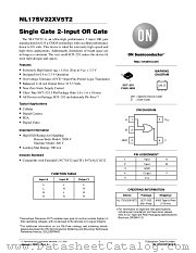 NL17SV32-D datasheet pdf ON Semiconductor