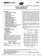 ADS5240IPAPG4 datasheet pdf Burr Brown
