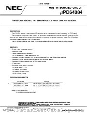UPD64084 datasheet pdf NEC