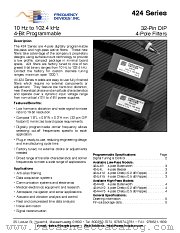 424L4Y5 datasheet pdf Frequency Devices