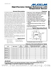 MAX6174A datasheet pdf MAXIM - Dallas Semiconductor