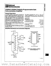 LM0084CD datasheet pdf National Semiconductor