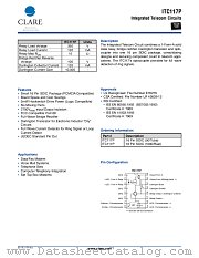 ITC117 datasheet pdf Clare Inc