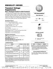 ESD5Z6.0T1 datasheet pdf ON Semiconductor