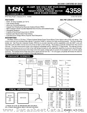 MSK4358ES datasheet pdf M.S. Kennedy Corp.