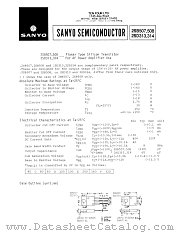 2SB507D datasheet pdf SANYO